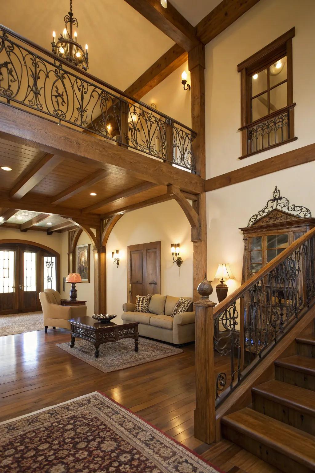 Emphasize architectural details for added character.