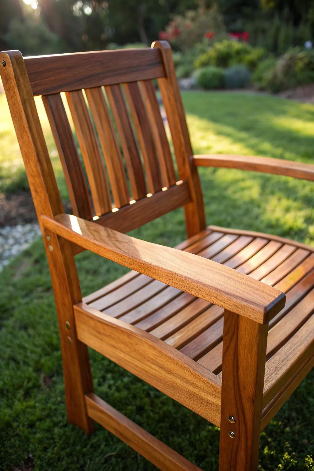 Transform your outdoor space with stunning stained wood furniture that stands out.
