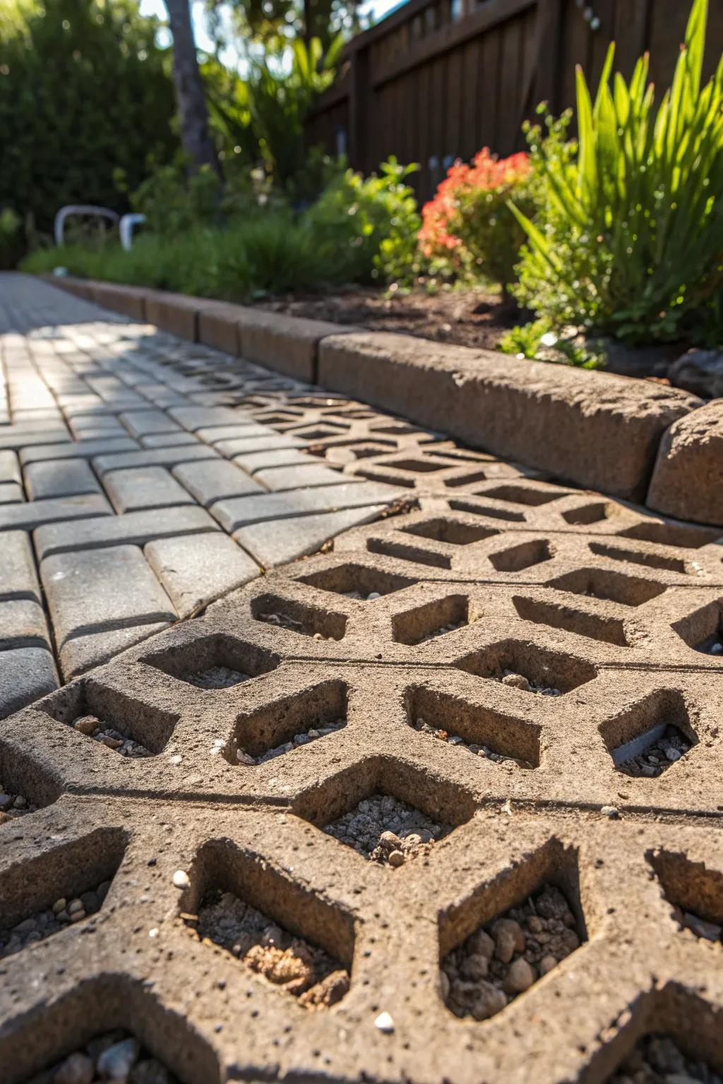 Transform your yard with stylish and functional permeable pavers—where design meets sustainability.