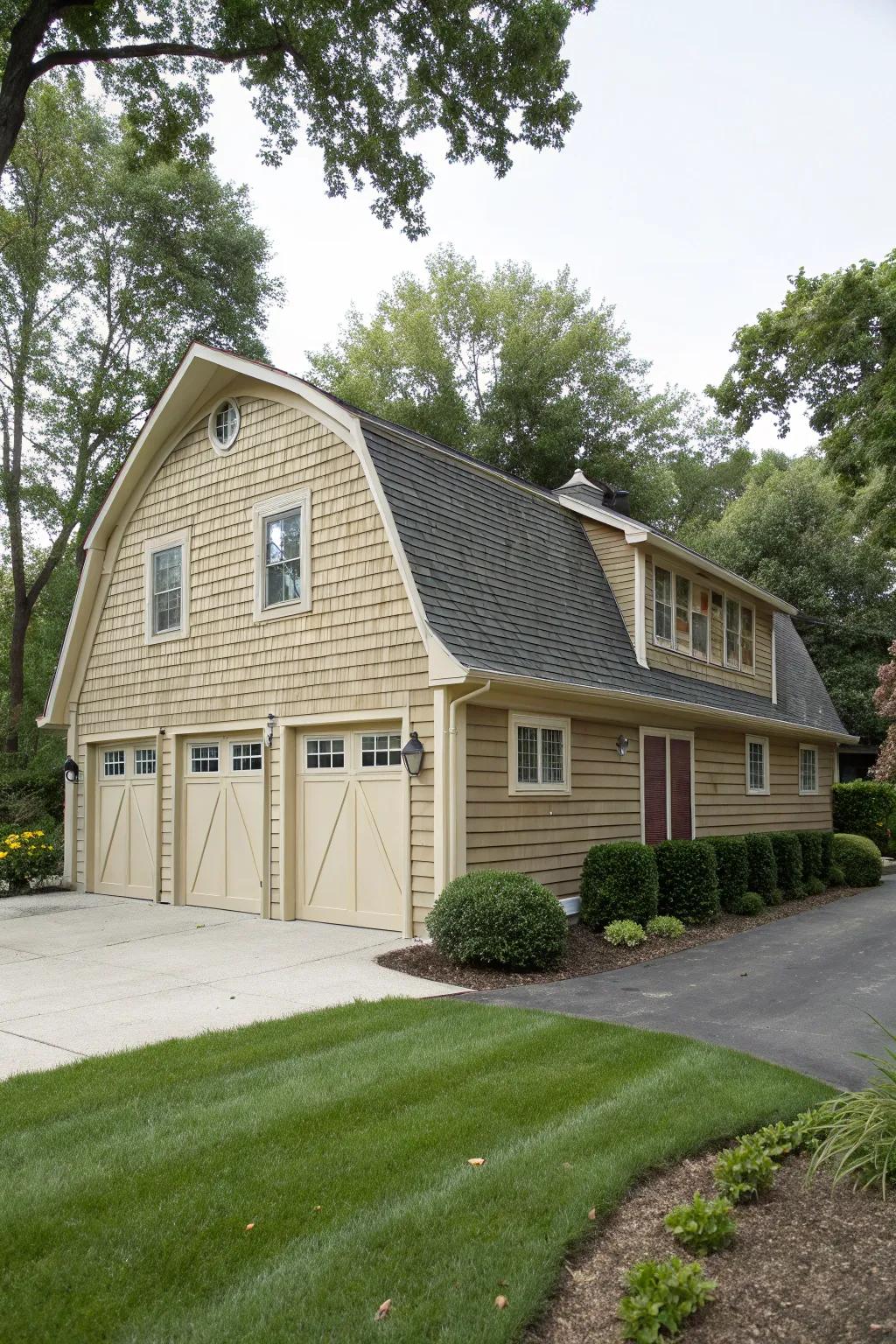 Distinct rooflines offer a striking visual appeal.