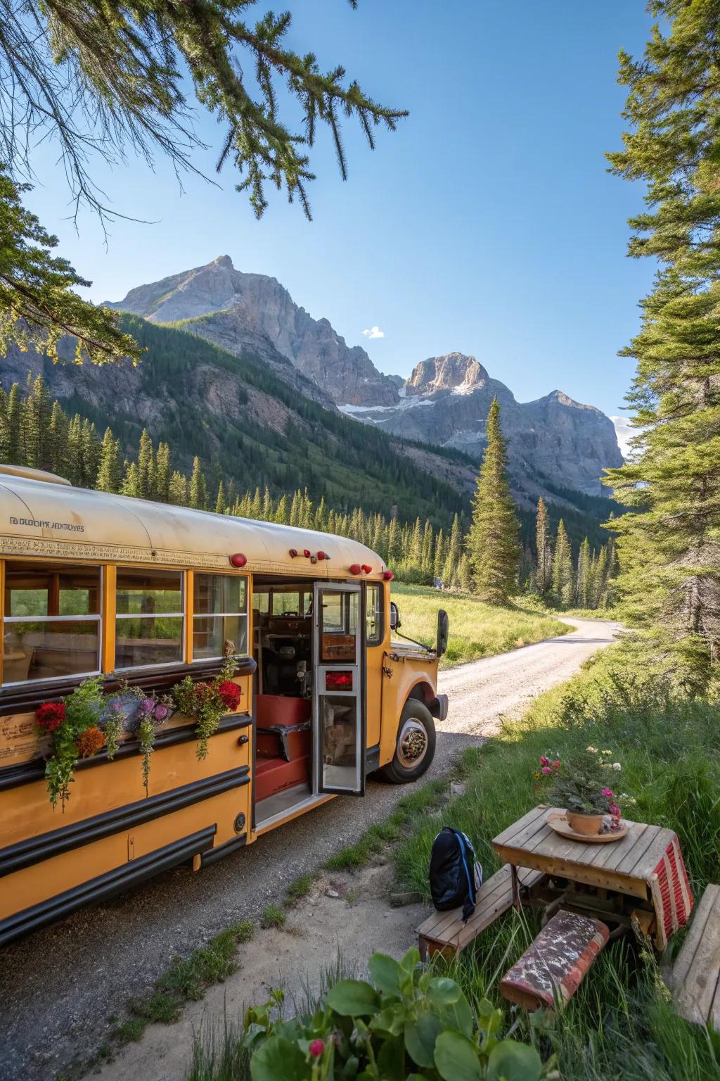 Skoolie conversions offer mobility and a unique lifestyle.