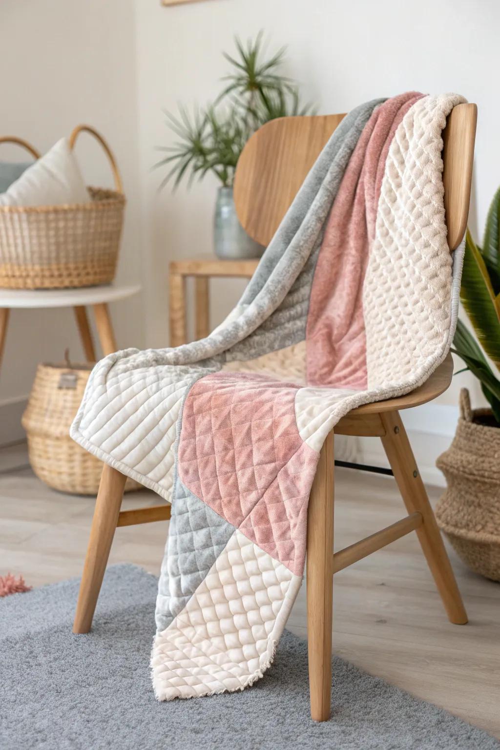 Explore the world of textures with this charming baby rag. Perfect for little hands to discover the joy of touch.