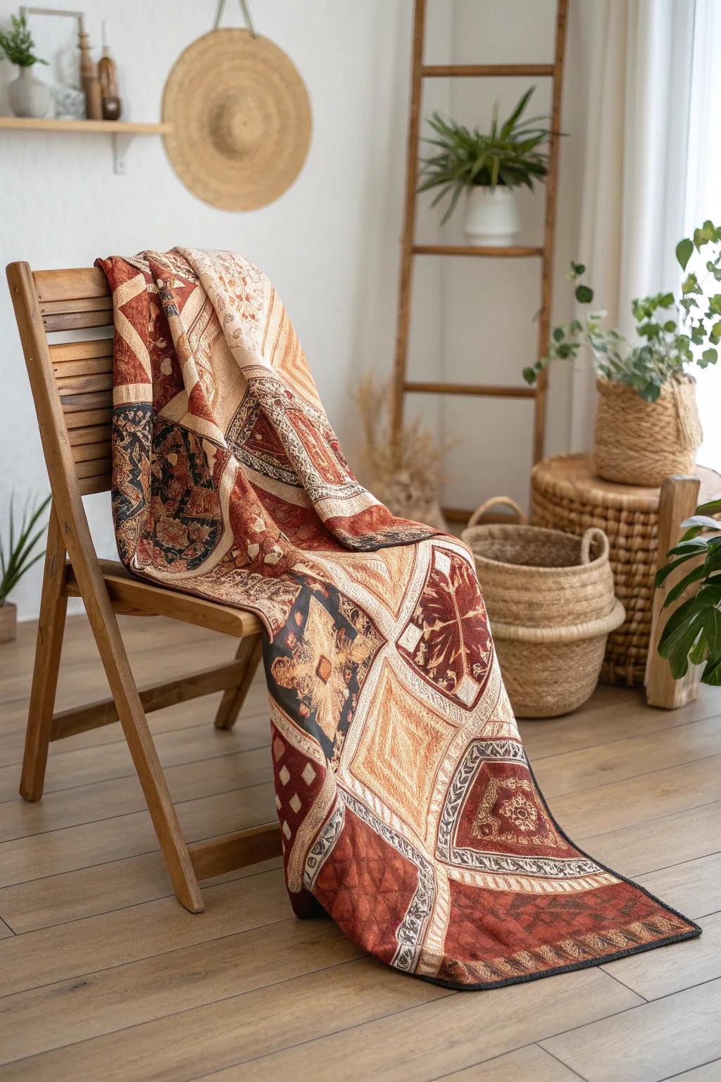 Discover the art of color in batik quilting—where vibrant patterns meet minimalist elegance.