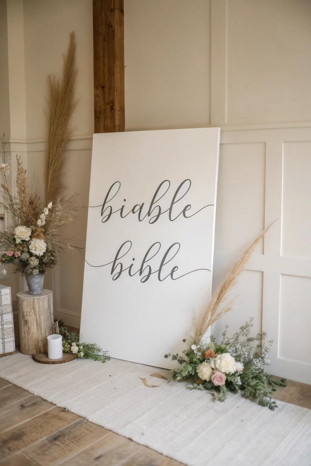 Inspire your space with the elegance of Scripture Quote Wall Art. Simple, beautiful, and meaningful.