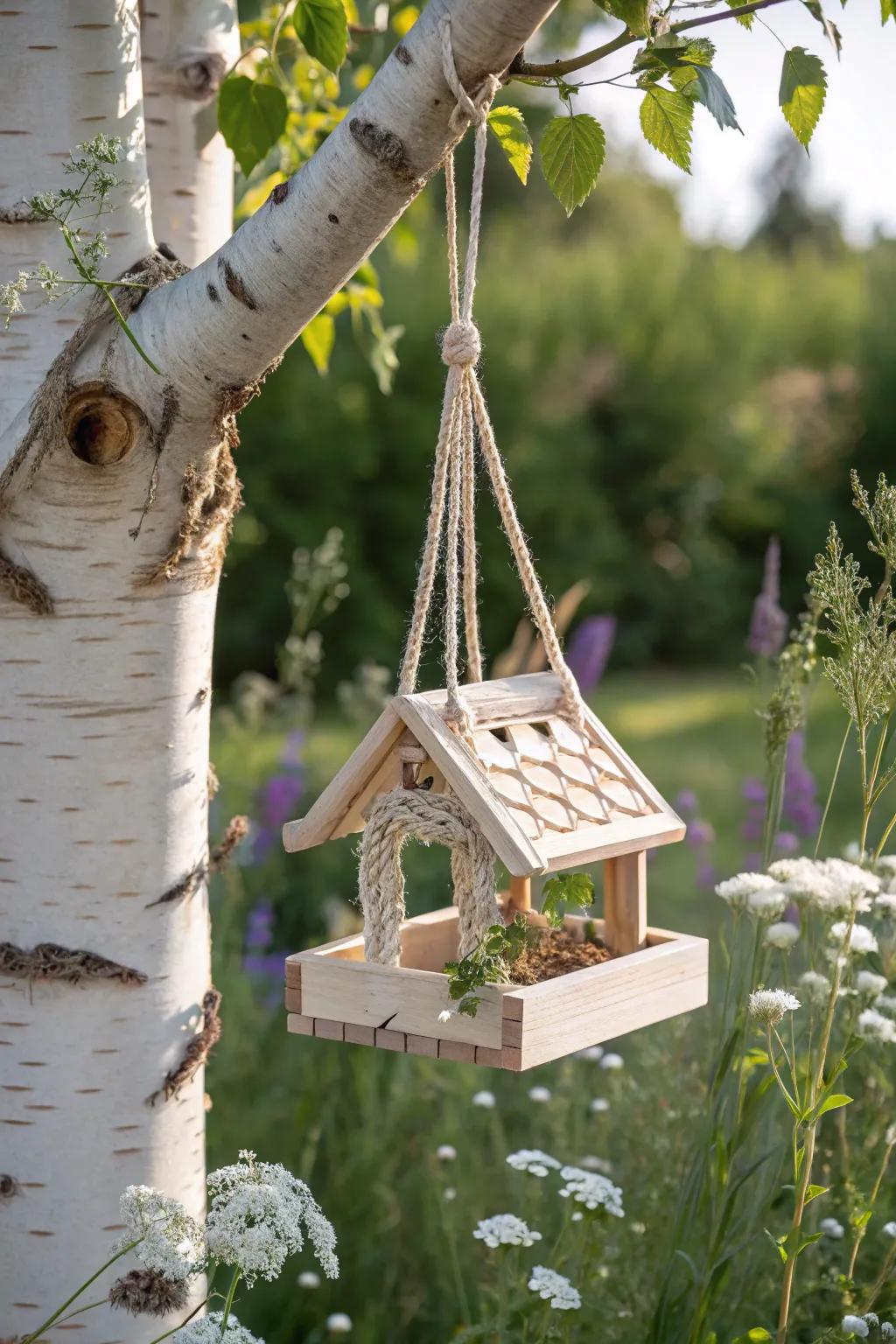 Enhance your garden's ecosystem with a touch of Scandinavian-boho charm.