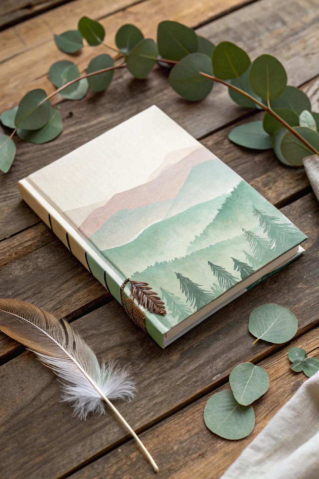 Discover tranquility with nature-inspired hues in minimalist design.