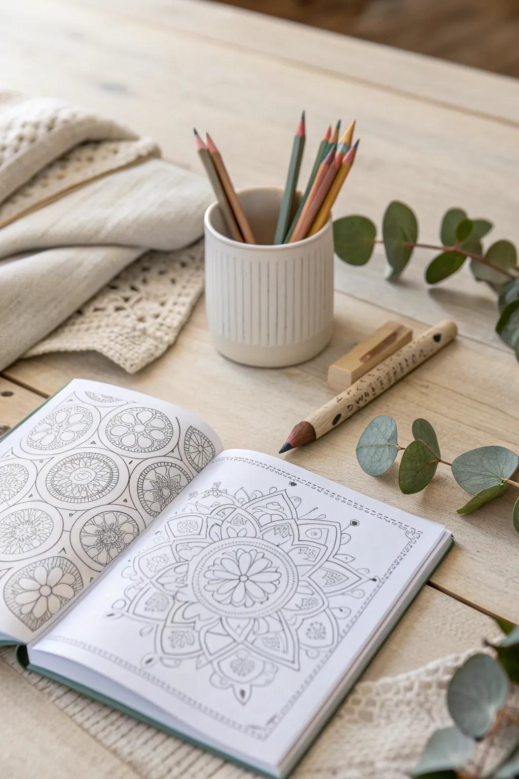 Find tranquility in the art of coloring – your personal escape to mindfulness.