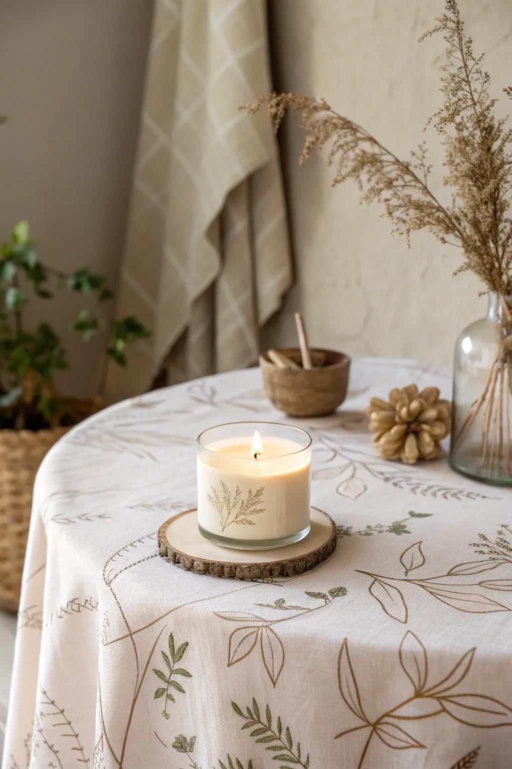 Elevate your craft show display with the perfect themed tablecloth, where simplicity meets elegance.