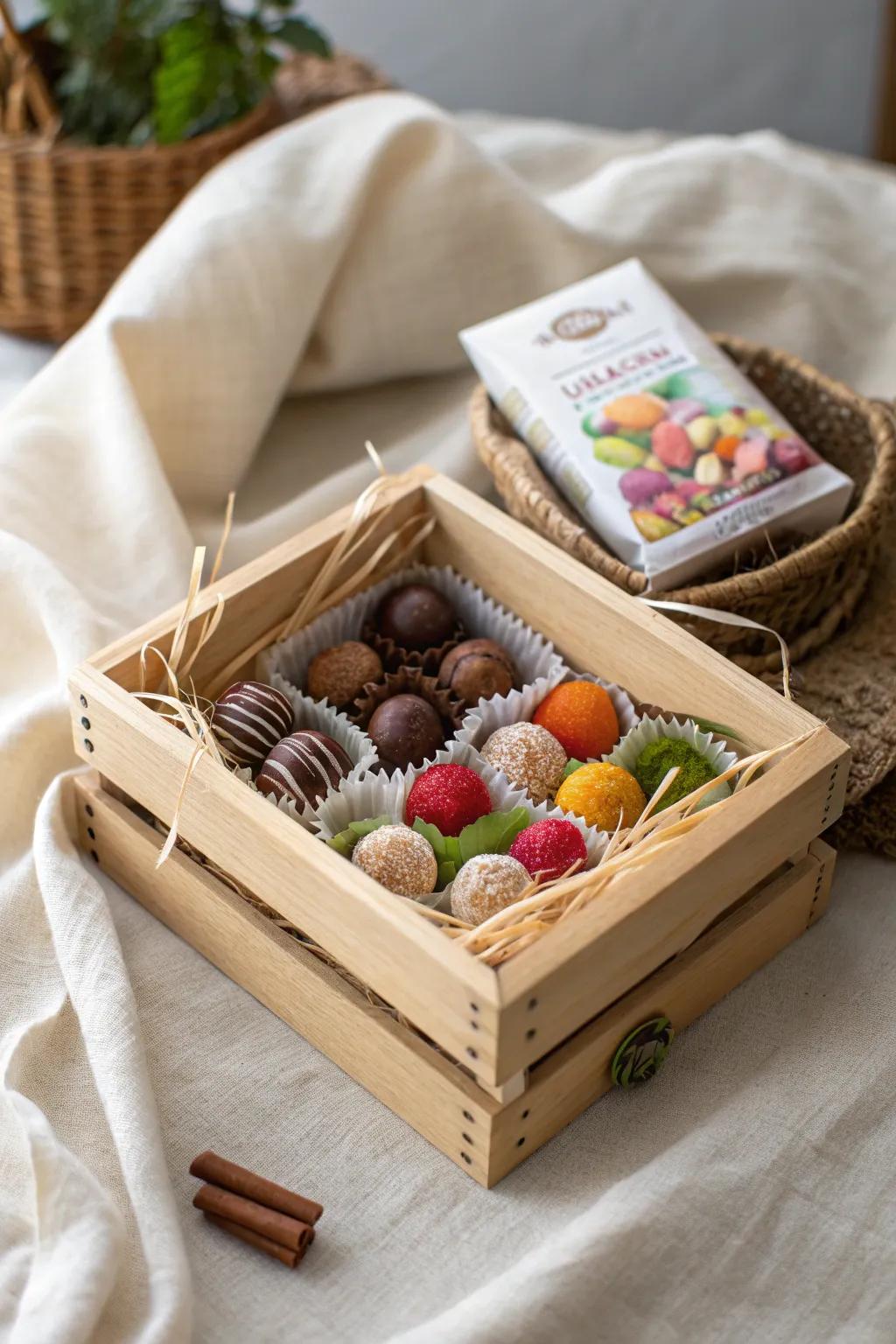 Savor the sweetness of sustainability with this charming eco-friendly candy basket. Perfect for gifting with a conscience!