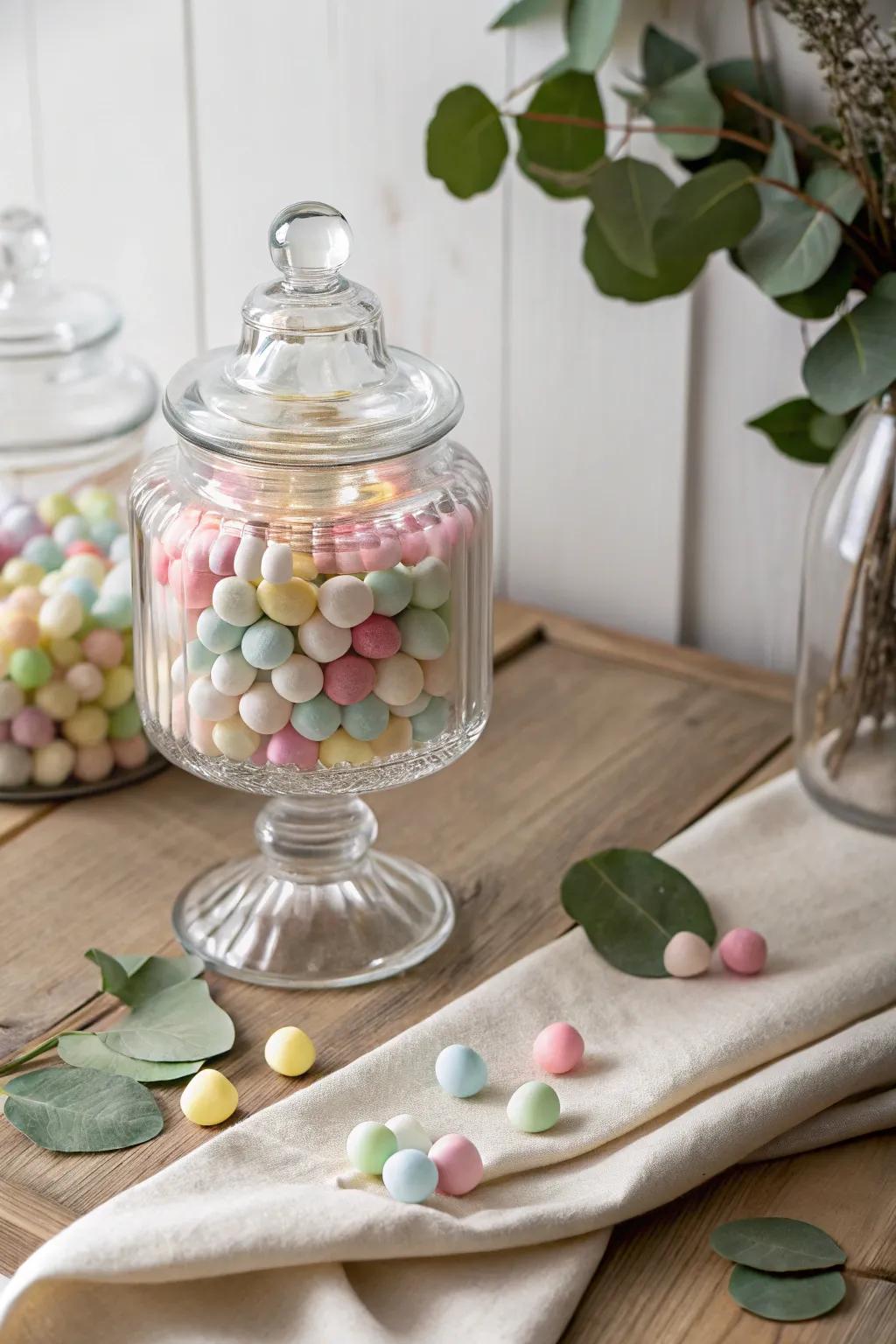 Sweet Simplicity: A delightful blend of decor and treat.