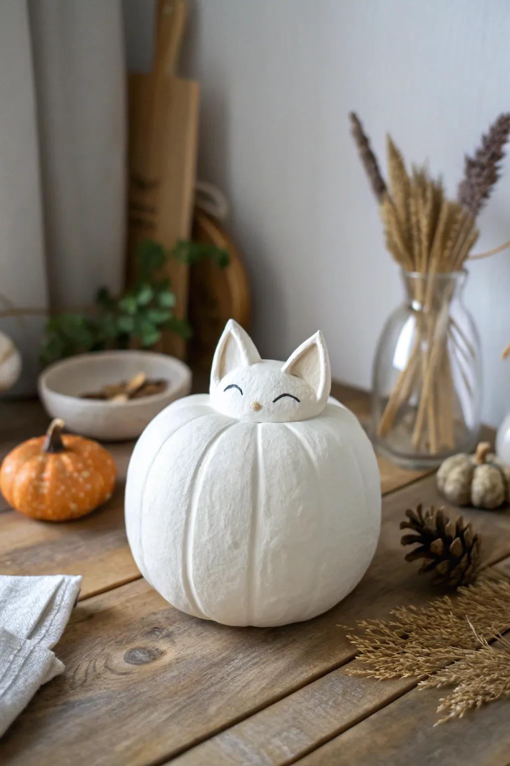 Embrace the subtle charm of cat-inspired elegance this season with a minimalist twist!