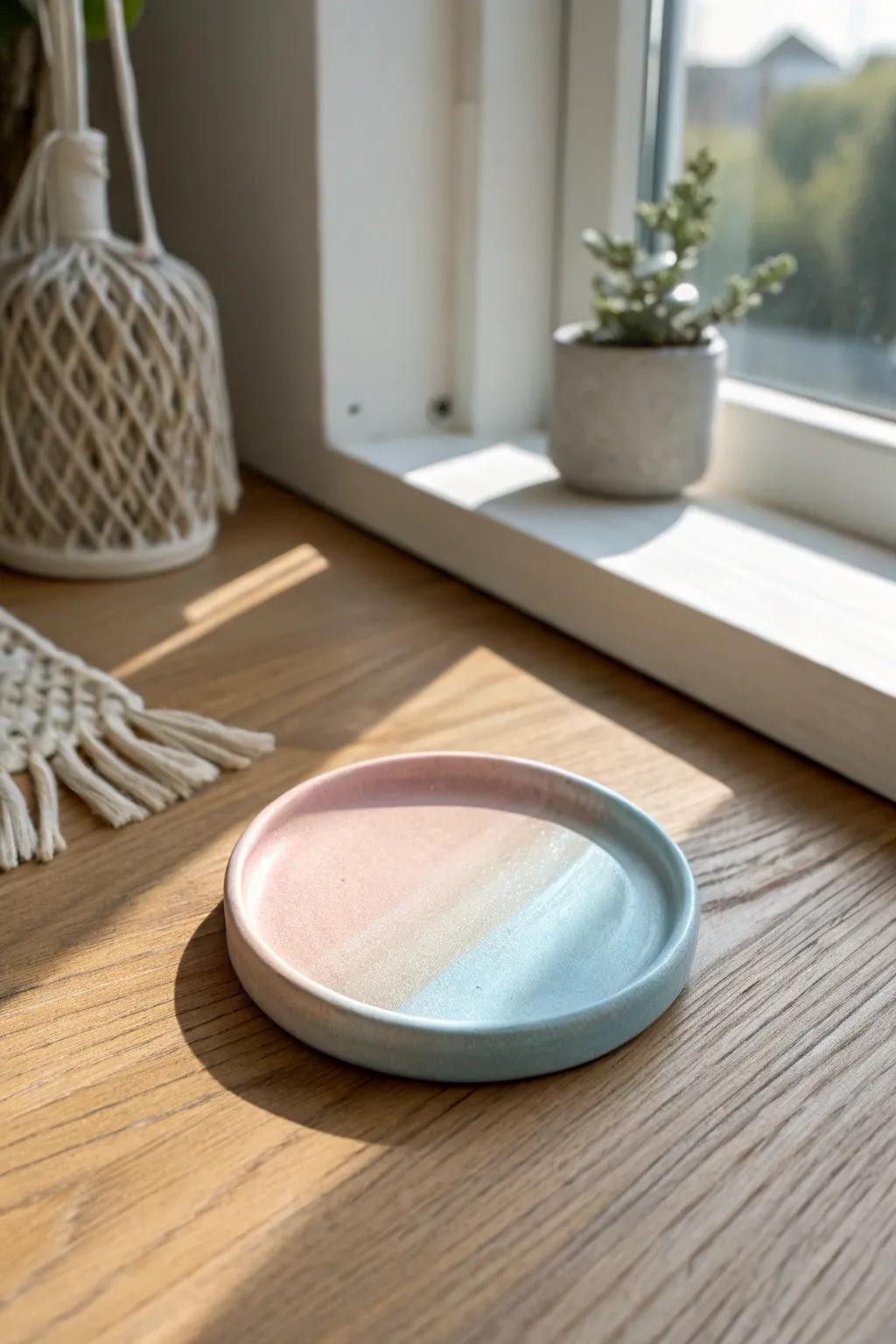 Elevate your table setting with a touch of gradient elegance. 🌿✨