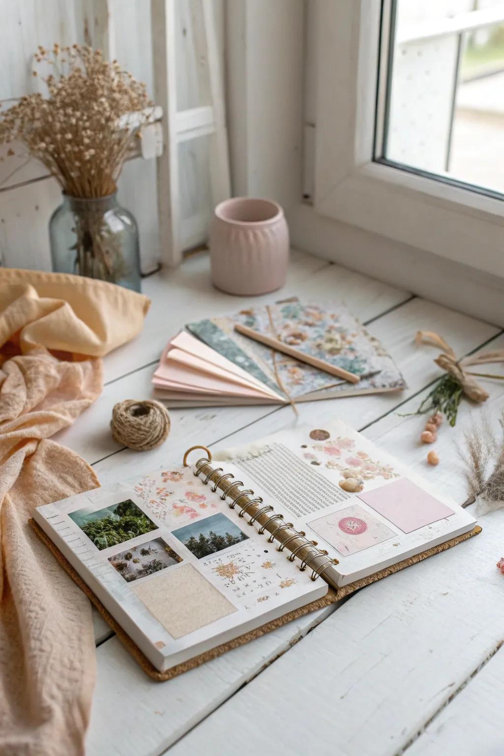 Transforming the ordinary into art: Dive into eco-friendly creativity with repurposed materials. #EcoElement #CollageJournal