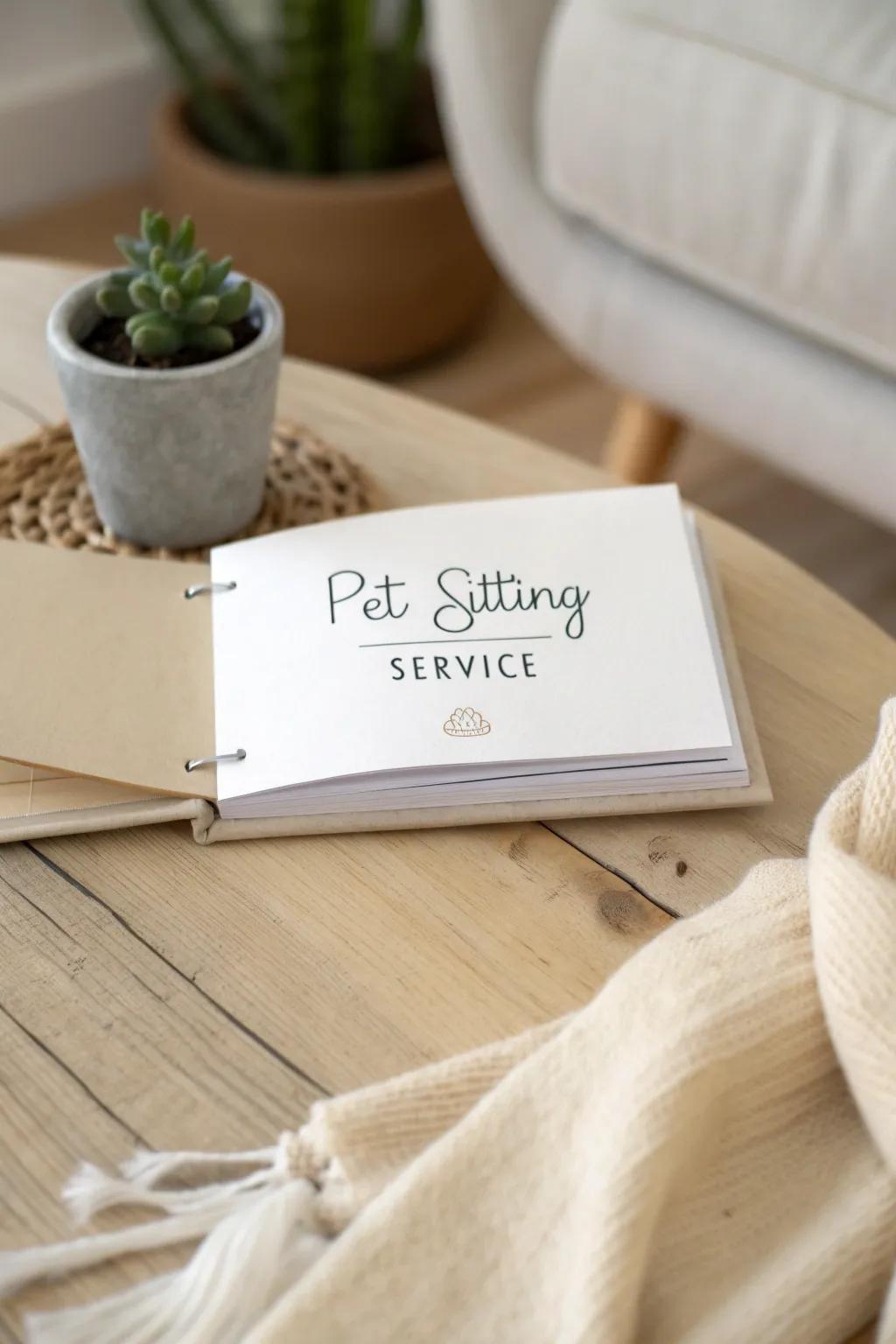 Gift the joy of free time with a beautifully crafted pet sitting coupon.