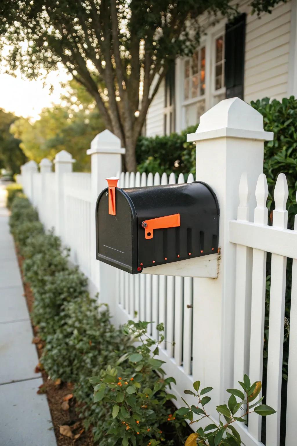 Elevate your curb appeal with a bold, moody mailbox that stands out in style.