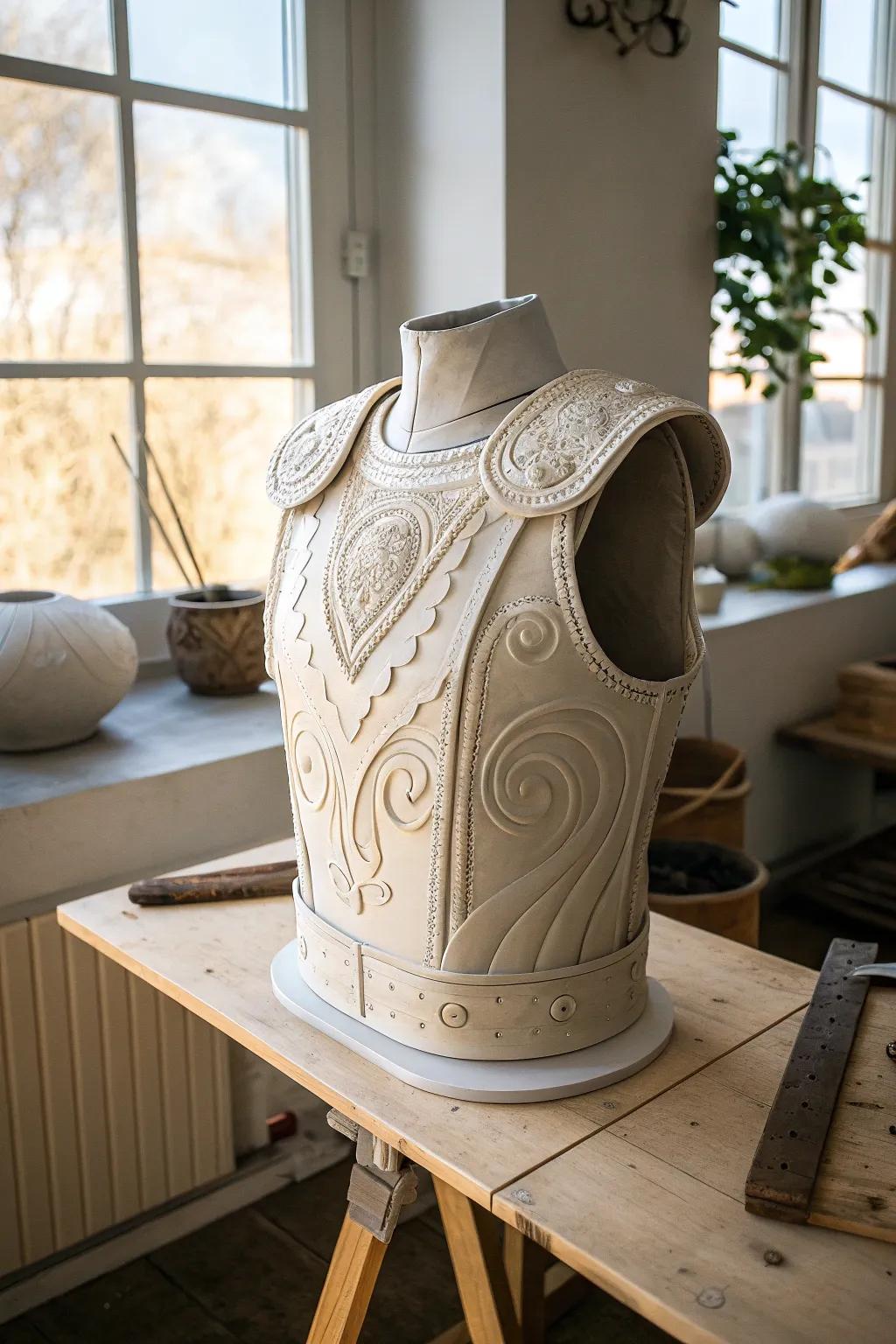 Craft your own elegant foam armor: where simplicity meets artistry.