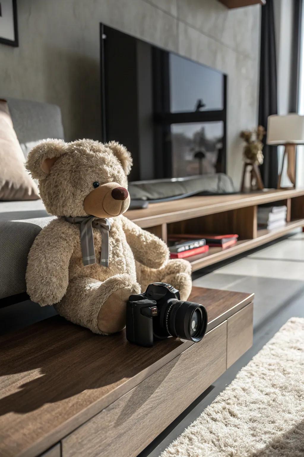 A clever disguise: Can you spot the secret within this cozy companion?