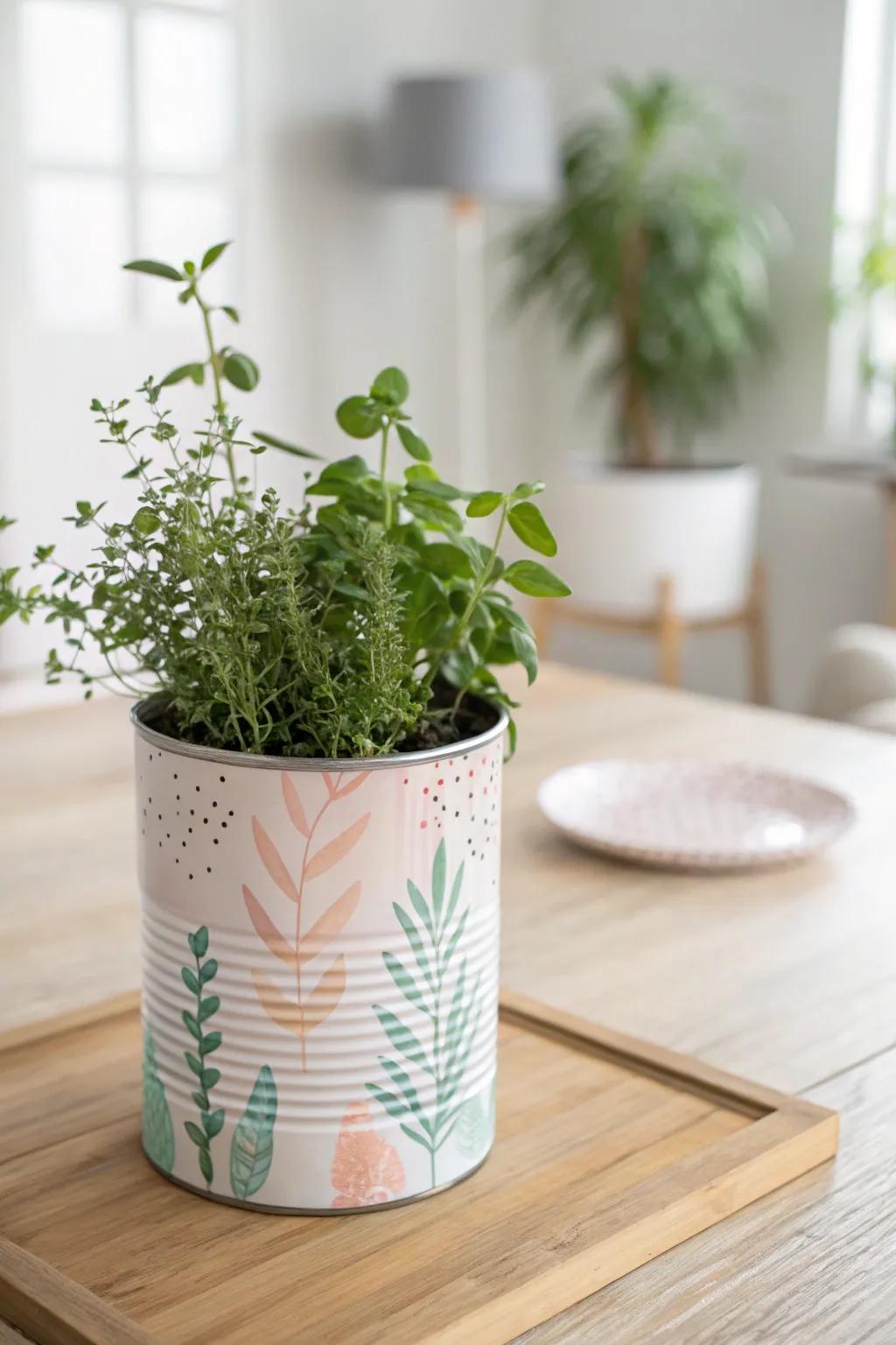 Transform everyday items into charming planters with a touch of creativity. 🌿 #UpcycledBeauty #ScandiBoho