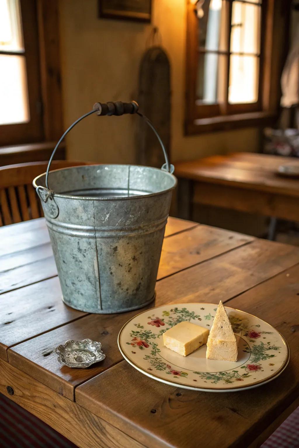 Craftsmanship meets creativity: a simple yet effective homemade trap design.