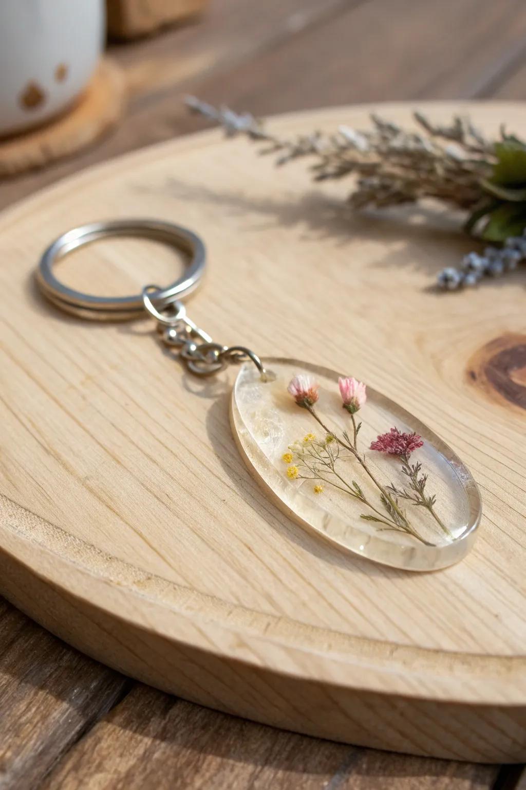 Elevate your everyday with a touch of handcrafted elegance—discover the beauty of resin keychains.
