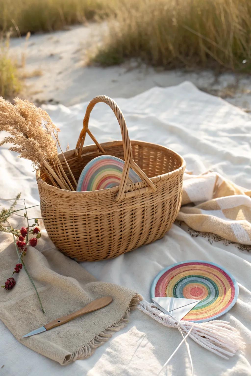 Embrace the outdoors with this charming gift basket, perfect for creating unforgettable family memories.