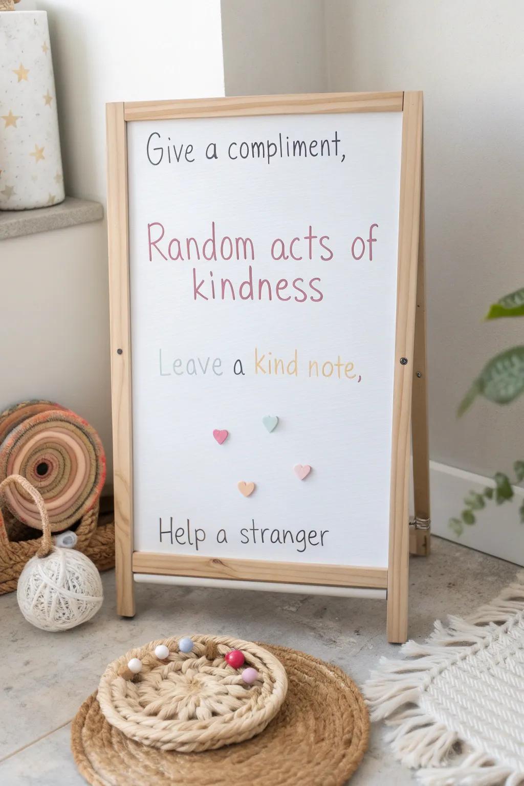 Inspire kindness with simple, heartfelt gestures. #ScandiBohoKindness