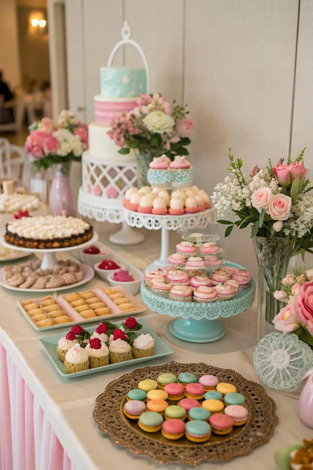 A themed dessert table that brings the celebration to life.