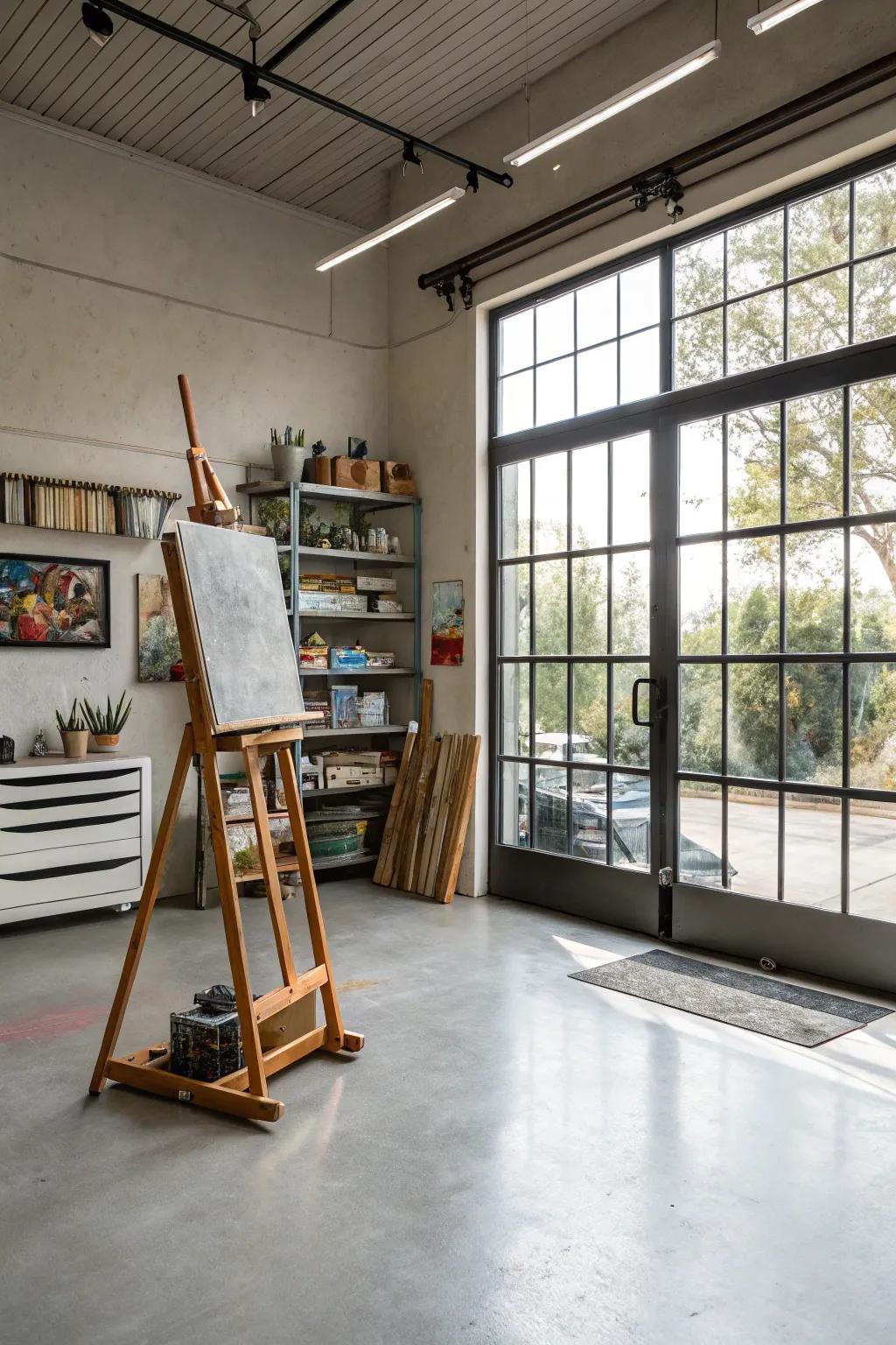 From Garage to Gallery: Transform your space into an inspiring art studio.