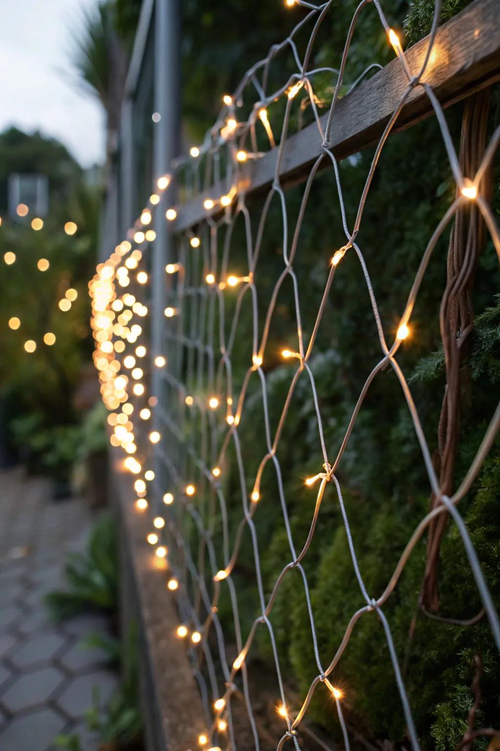 Transform your backyard into a Fairy Light Wonderland with a simple yet enchanting touch.