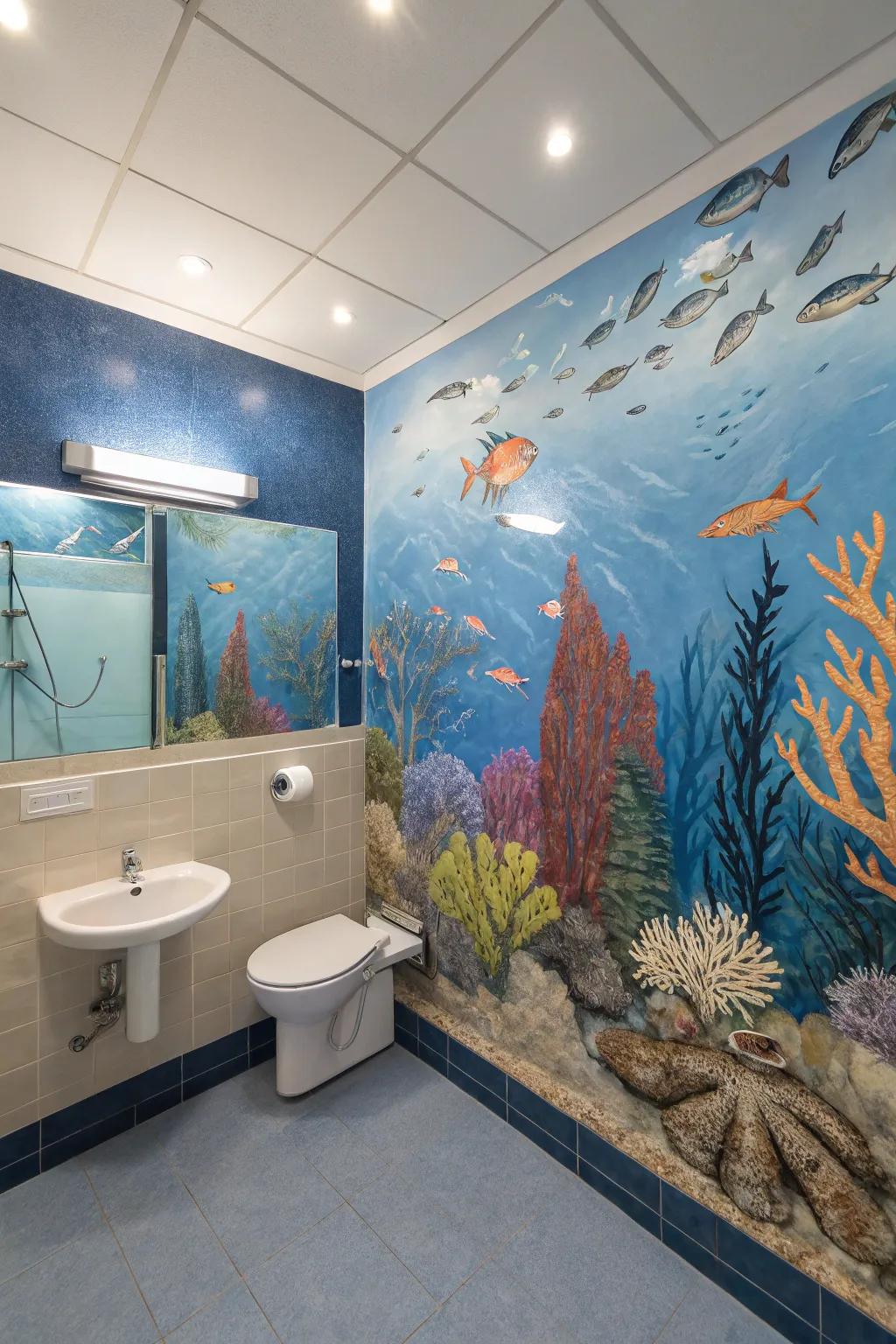 Underwater dreams create serene spaces of hope.