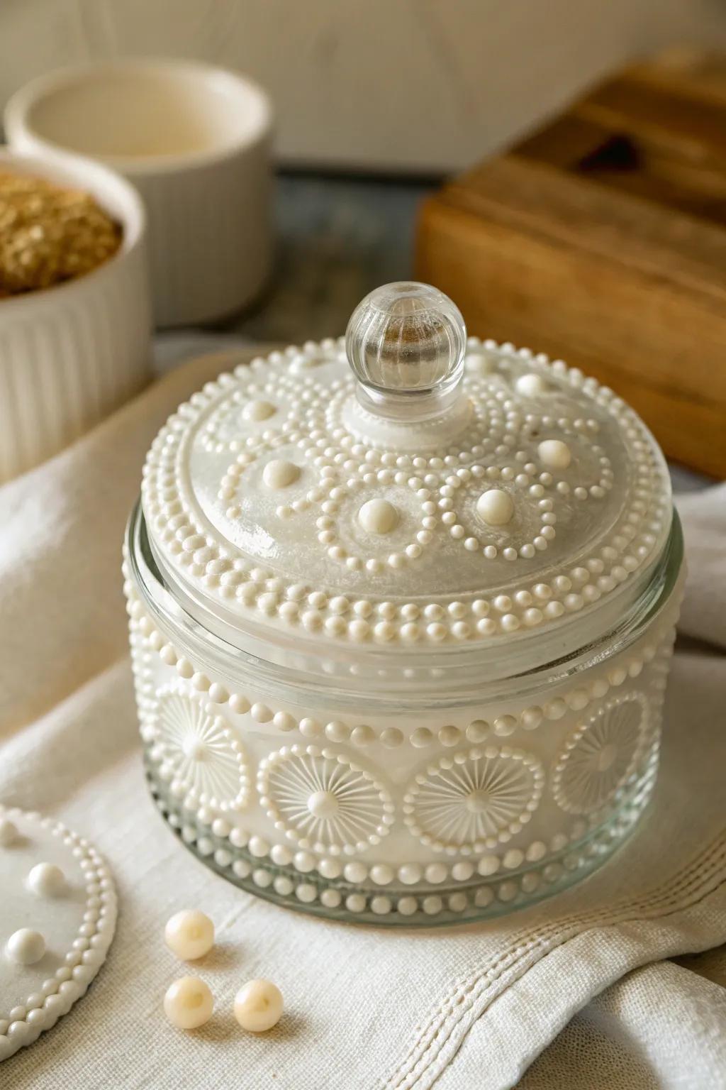 Transform your kitchen with simple elegance: hot glue grip enhancements for slippery jar lids.