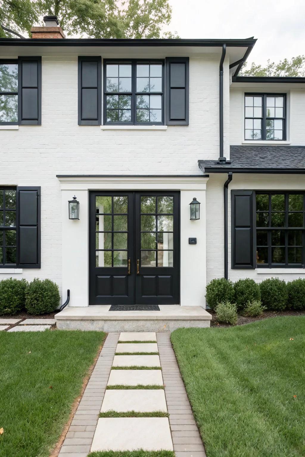 Monochrome magic with a unified black-and-white theme.