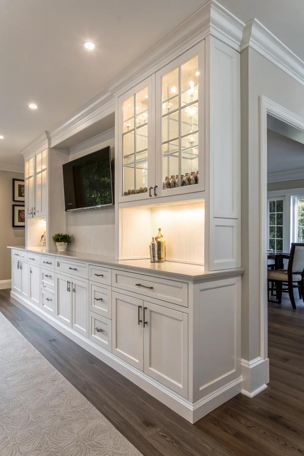 Maximize your space with custom cabinetry: a sleek solution for underutilized knee walls.