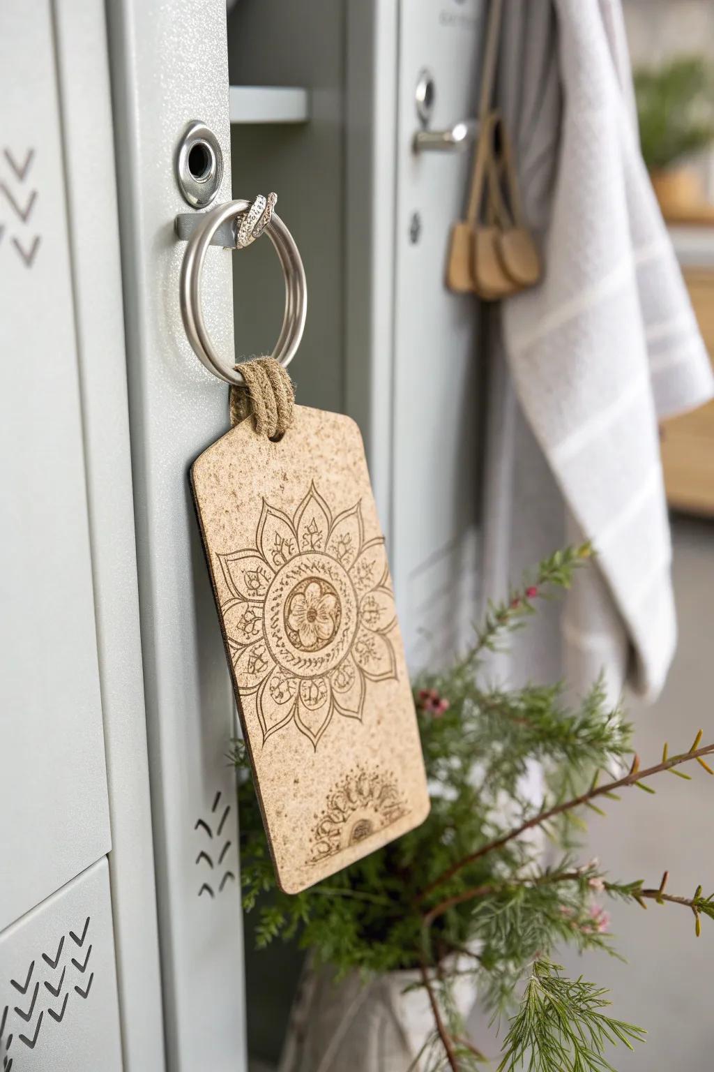 Elevate your locker with seasonal charm: a perfect blend of Scandinavian minimalism and Boho elegance.
