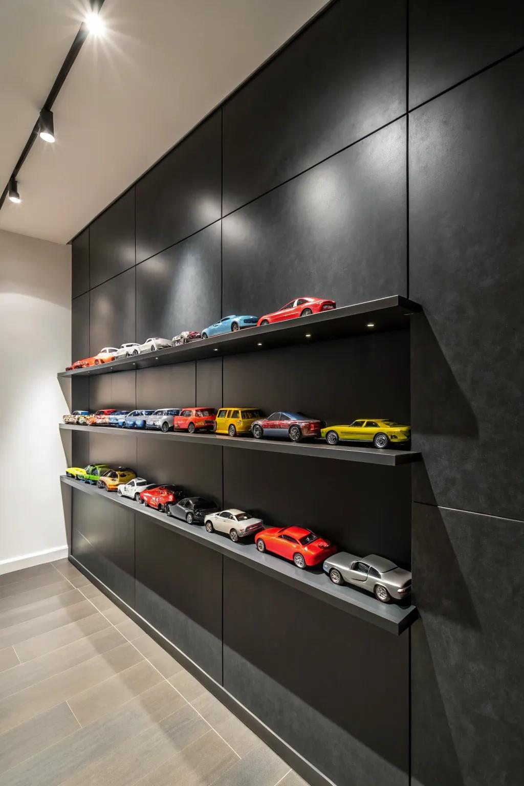 Elevate your collection with floating shelves—where modern design meets timeless nostalgia.