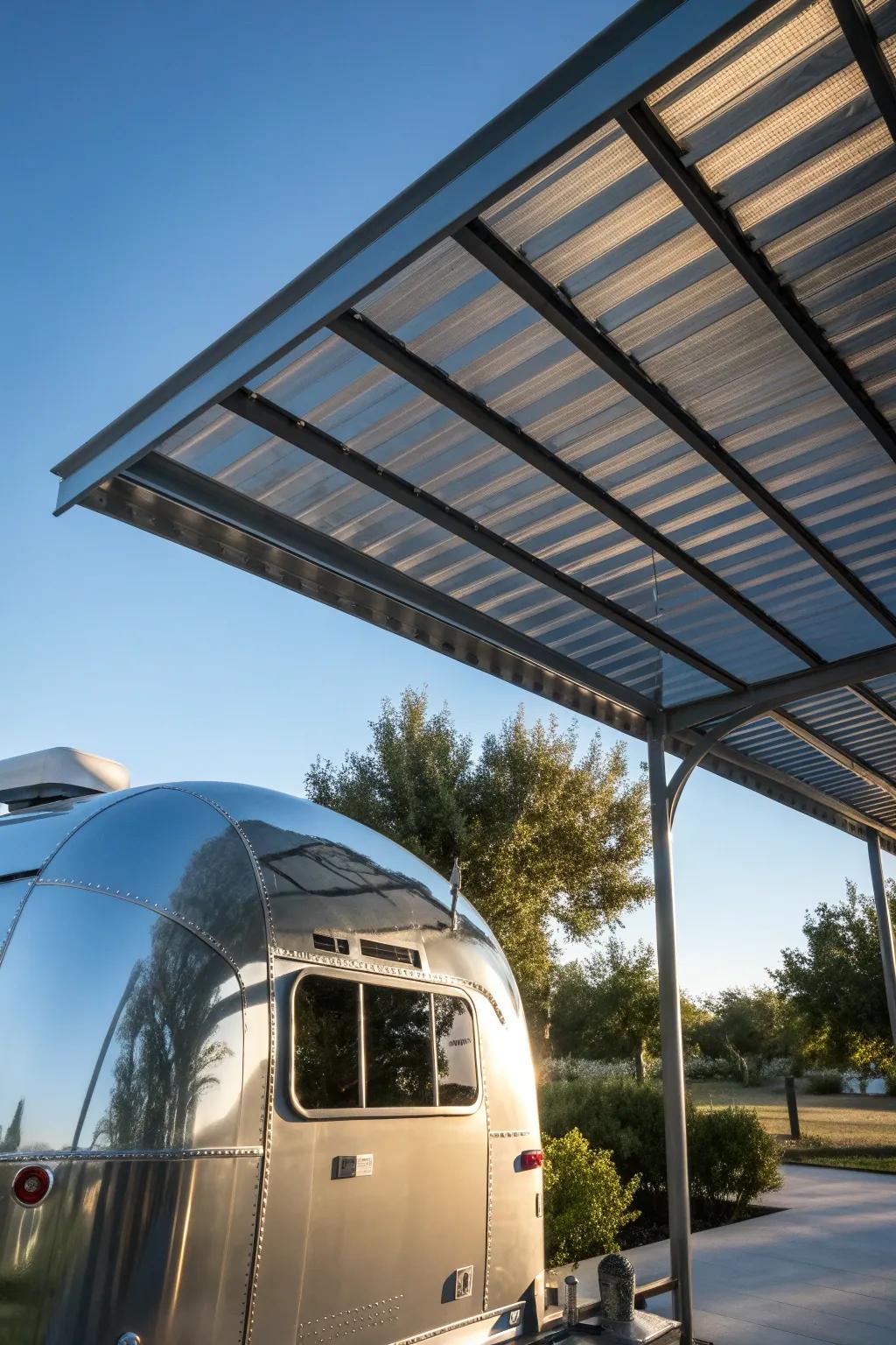 Elevate your adventure: Discover the perfect blend of style and functionality with a custom metal roof for your camper.