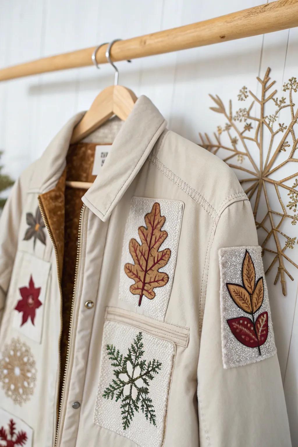 Refresh your style with seasonal patches - a chic twist on simplicity and craftsmanship.