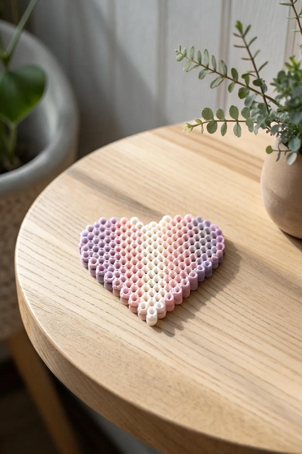 Tiny Heart, Big Love: A minimalist touch of warmth and elegance for any corner of your home.