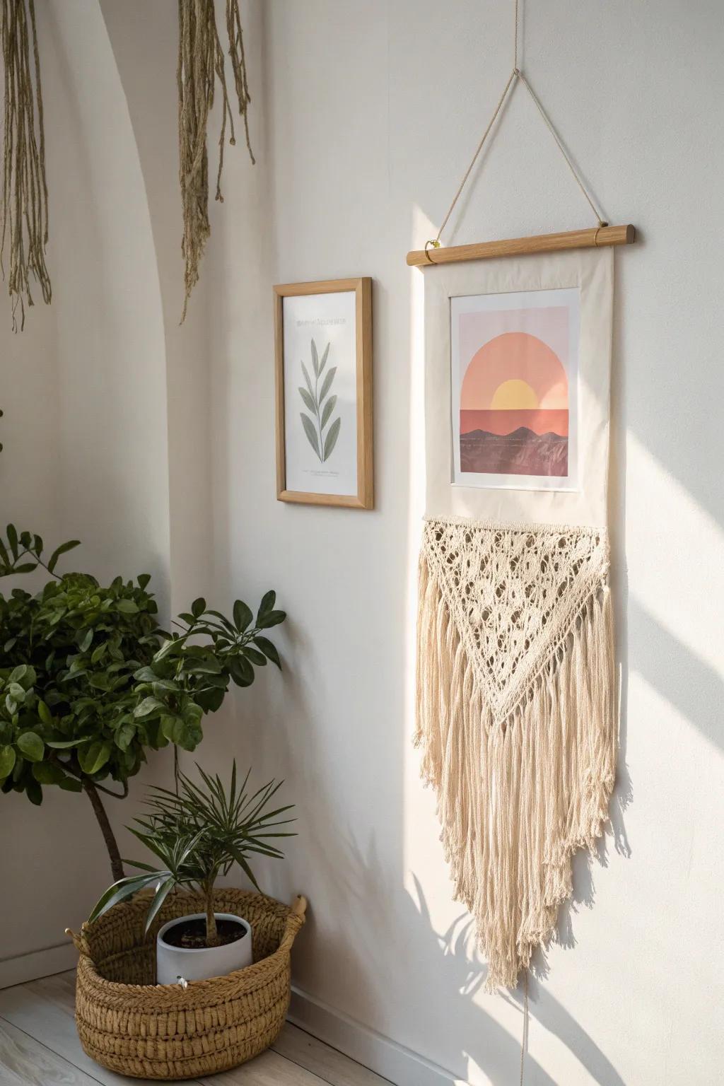 Transform your space with the cozy elegance of fabric fringe borders.