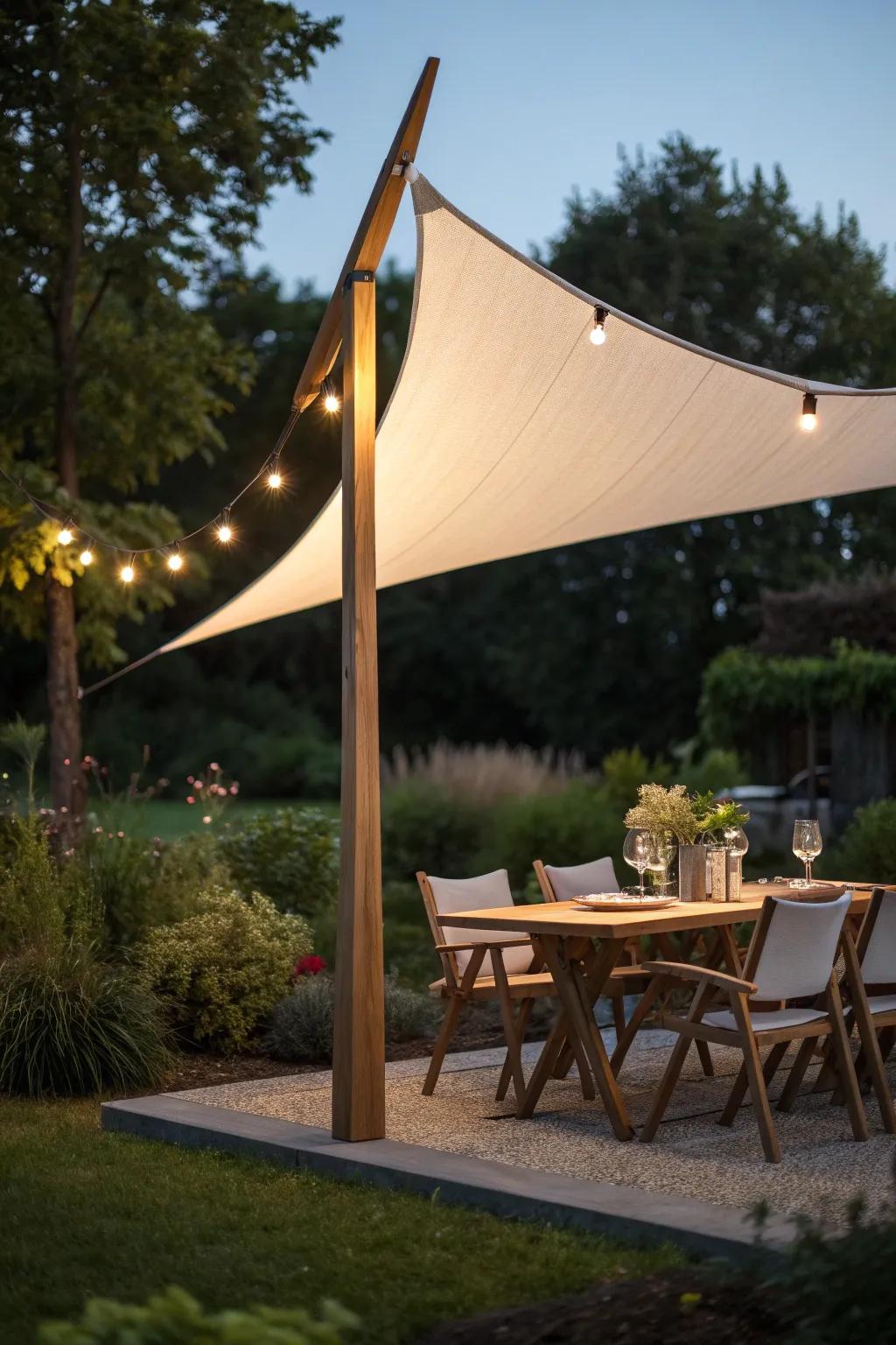 Illuminate your evenings with elegant lighted posts — where Scandinavian minimalism meets boho charm.