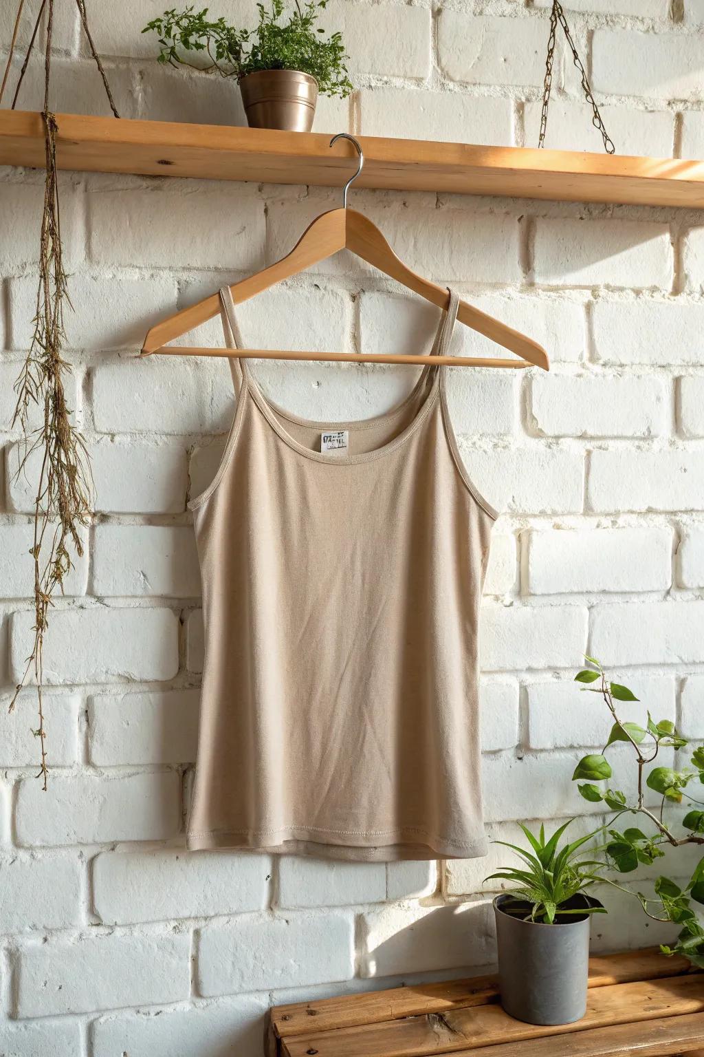 Embrace the summer with this chic sleeveless wonder—where minimalist design meets a touch of boho elegance.