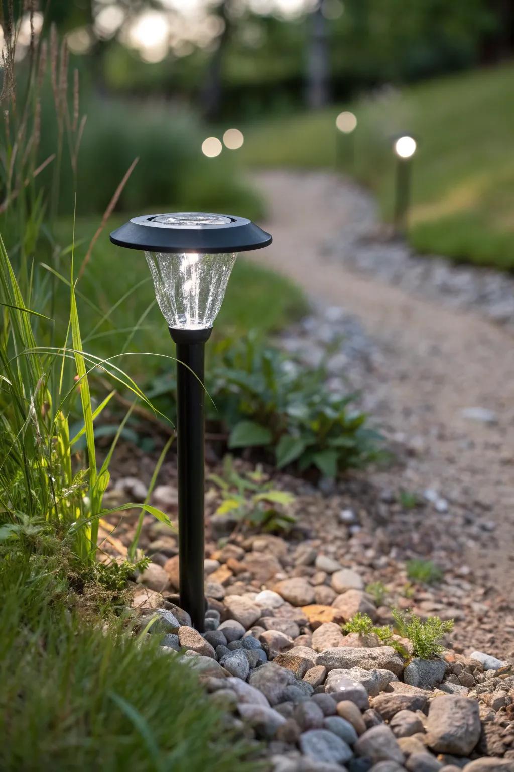 Illuminate your path with style and sustainability. Discover the charm of solar-powered stake lights.