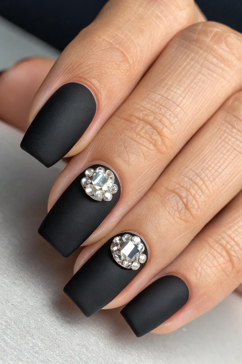 Elevate your style with a touch of rhinestone romance. Shine bright, effortlessly.