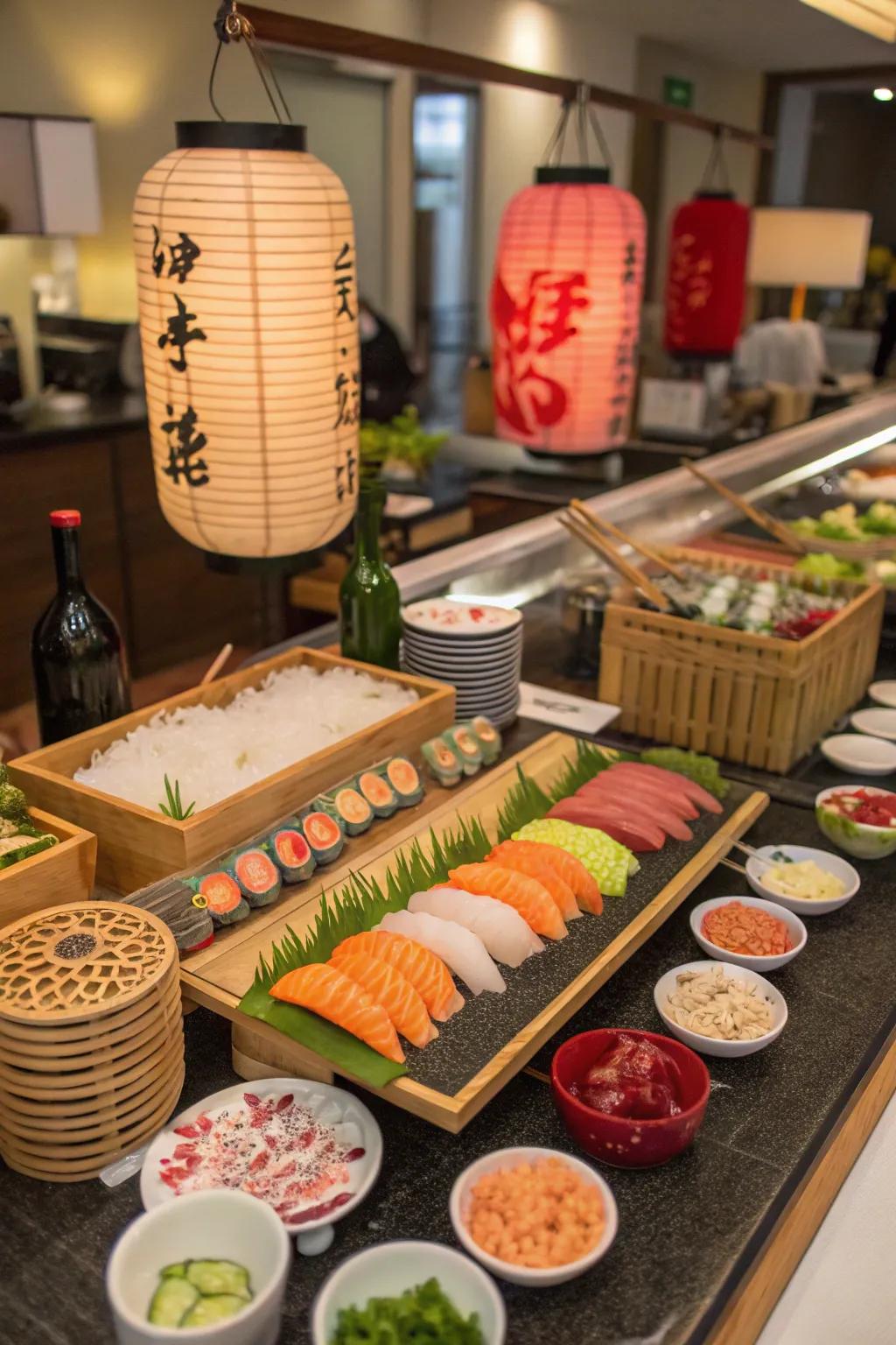 Roll into fun with a sushi-making dinner party.