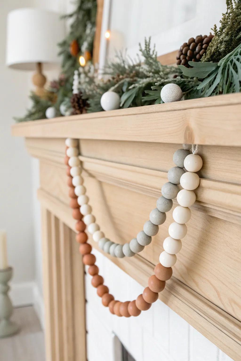 Elevate your décor with a touch of handcrafted elegance: Clay beaded garlands for a minimalist and cozy home.