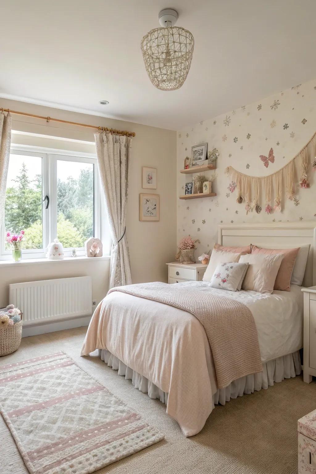 Soft colors promote tranquility and relaxation.