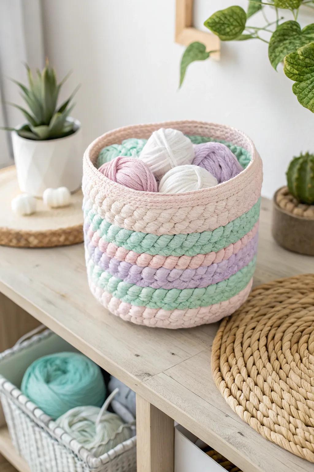 Elevate your space with a colorful touch of craftsmanship. 🌿