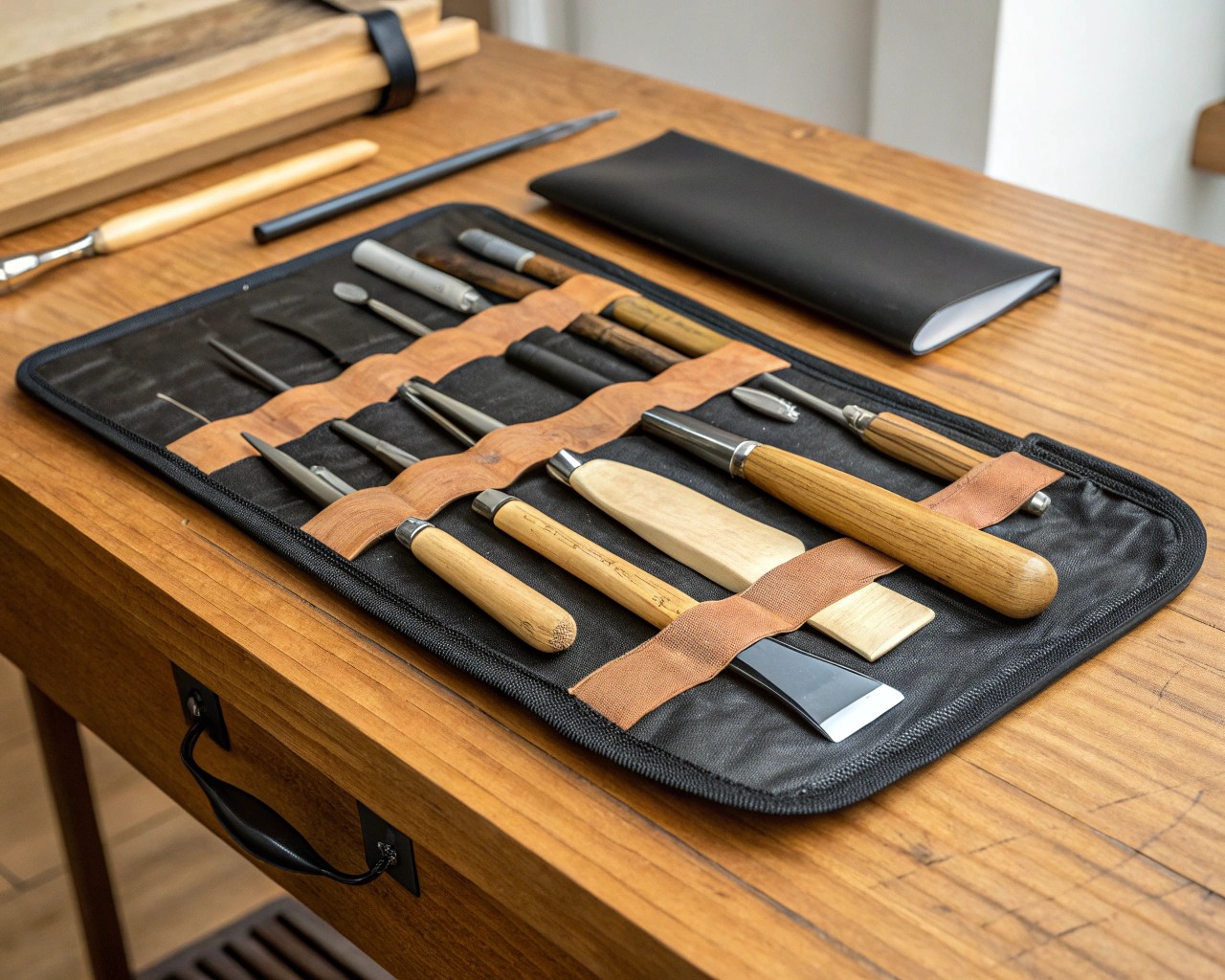 Simple household tools can be effective for creating mini sculptures.