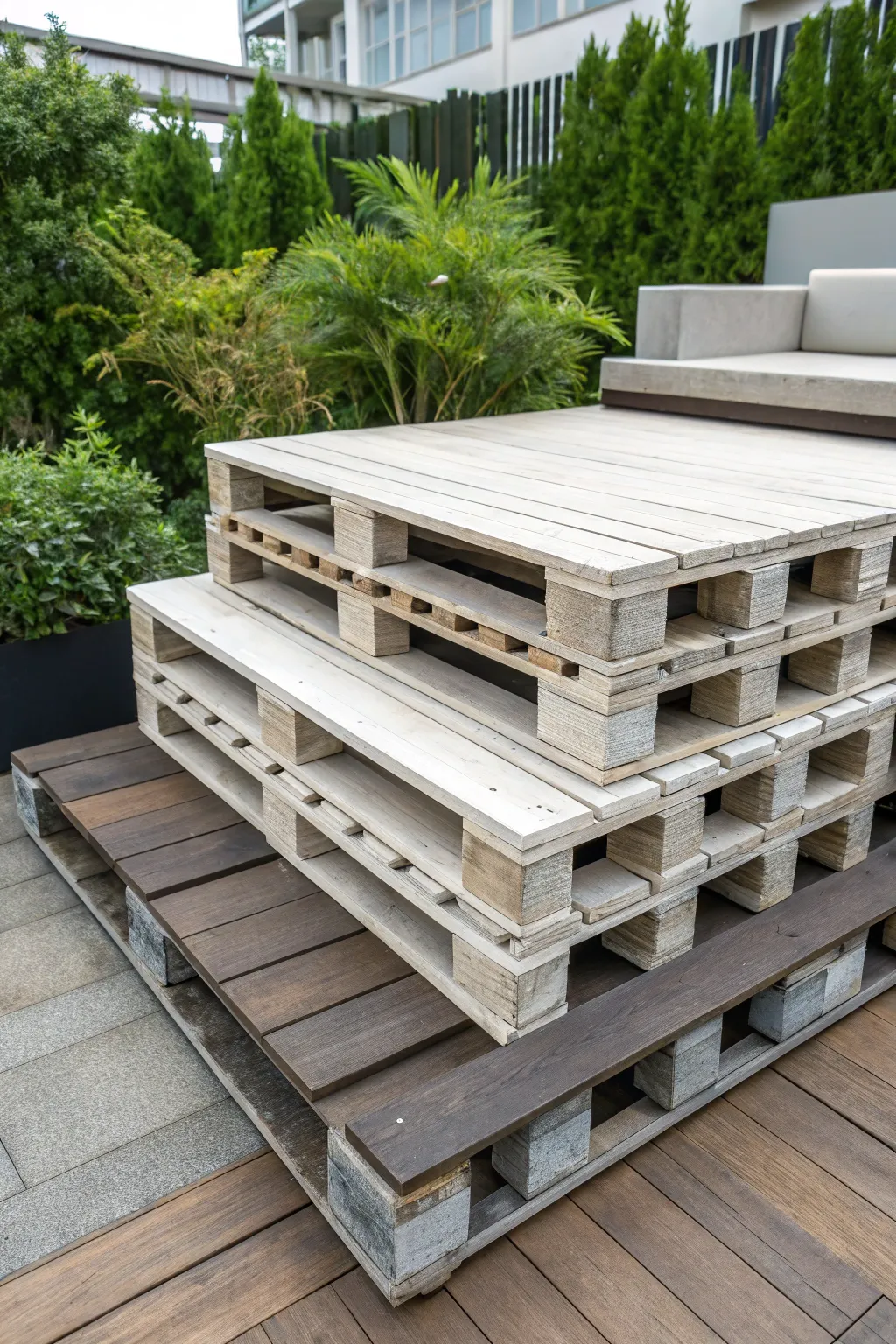 16+ Creative Plastic Pallet Deck Ideas