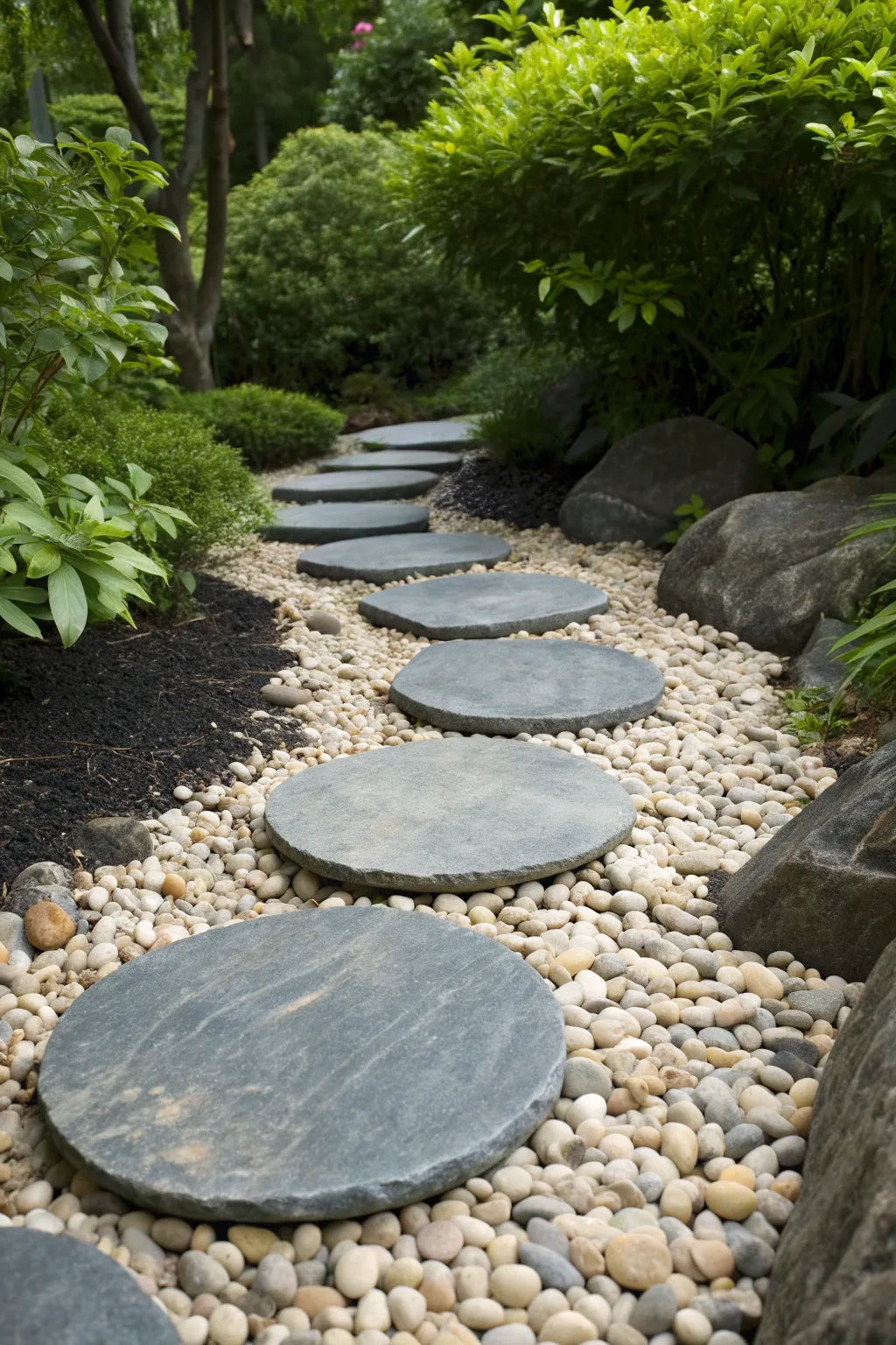 15+ Creative Pebble Stepping Stone Ideas